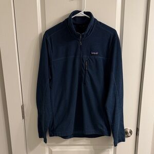 Patagonia Navy Long-Sleeve Half-Zip Fleece
